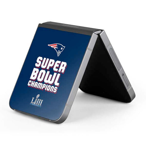 NFL Patriots Super Bowl LIII Champions Galaxy Z Flip6 Skin